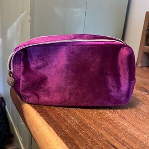 Velvet Purple Cosmetic Bag